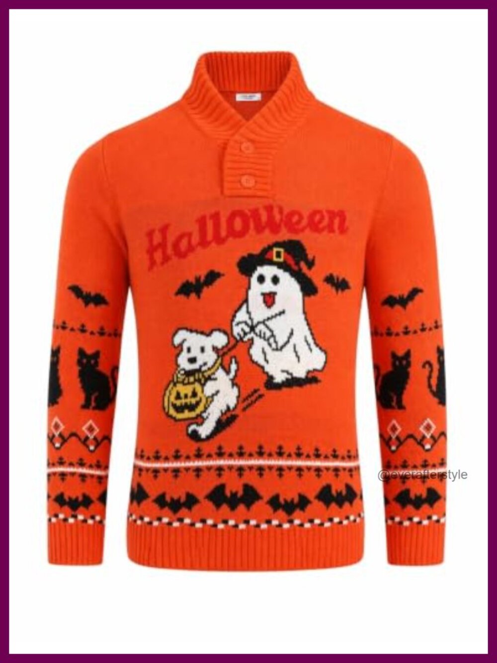 Men's Ugly Christmas Sweater Snowflake Knit Pullover Mock Neck Long Sleeve